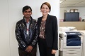 Richards with Study Adelaide CEO Karyn Kent